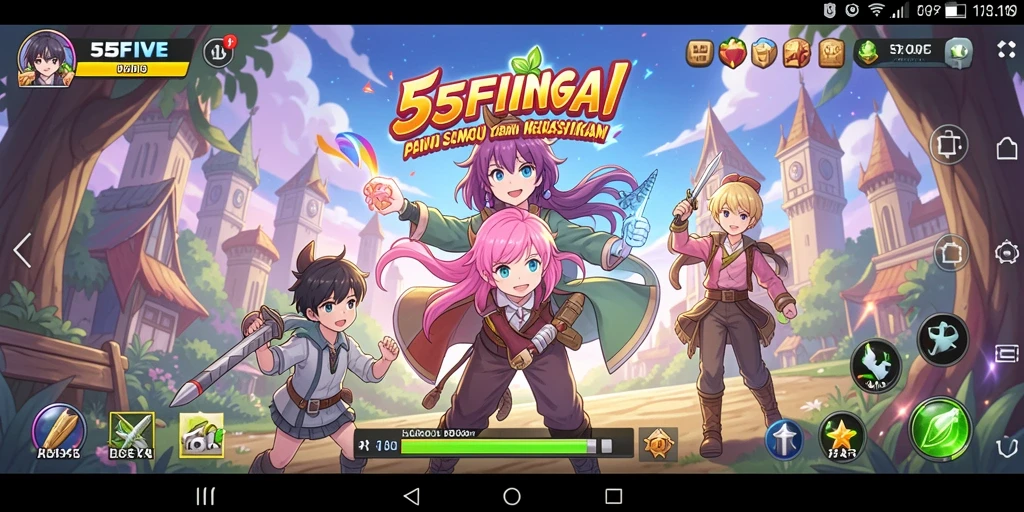 Tampilan menarik dari gameplay 55FIVE yang penuh petualangan.
