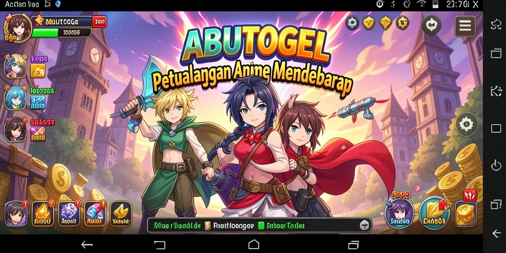 Menampilkan gameplay yang penuh aksi dalam dunia Anime.