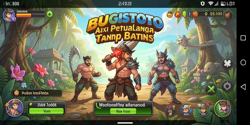 Tampilan mendebarkan dari gameplay aksi BUGISTOTO.