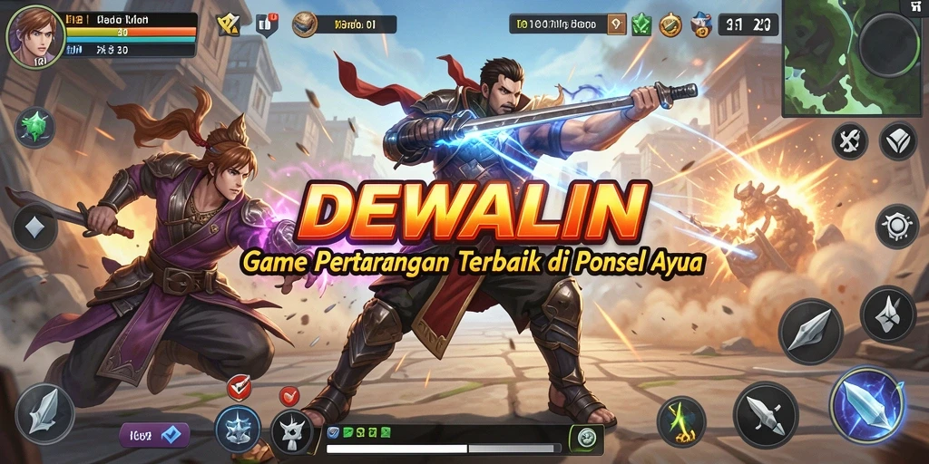Tampilan aksi pertarungan seru di DEWALIN