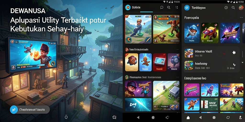 Tampilan antarmuka DEWANUSA dengan fitur utilitas yang lengkap.