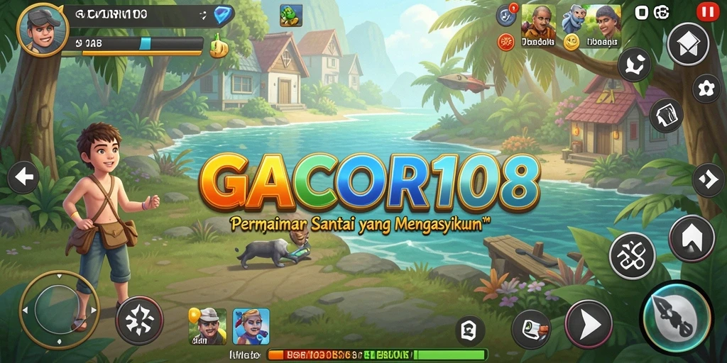 Screenshot dari gameplay GACOR108 yang menarik dan penuh warna.