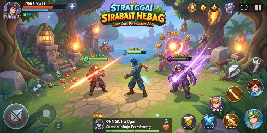 Screenshot gameplay <strong>GN168</strong> yang menampilkan strategi pertempuran yang seru.