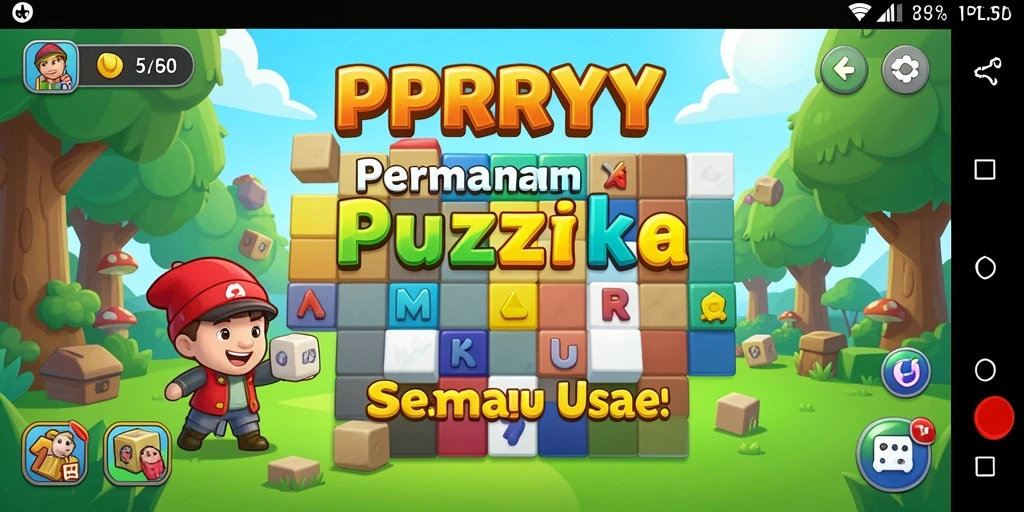 Screenshot PPRRYY menampilkan gameplay tantangan Puzzle yang seru.