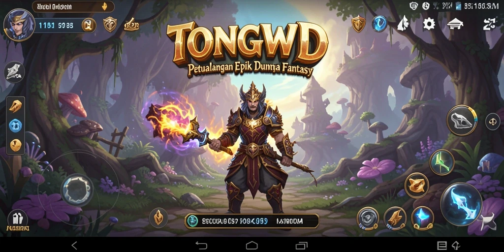TONGWD menampilkan aksi seru dalam pertarungan RPG yang mendebarkan.