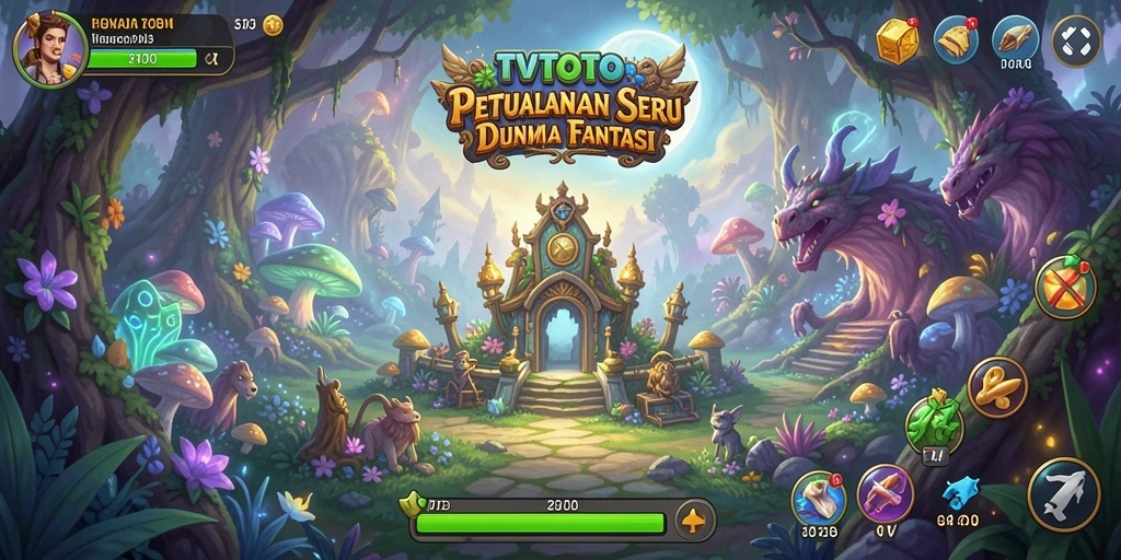 Gameplay seru dan penuh warna di TVTOTO.